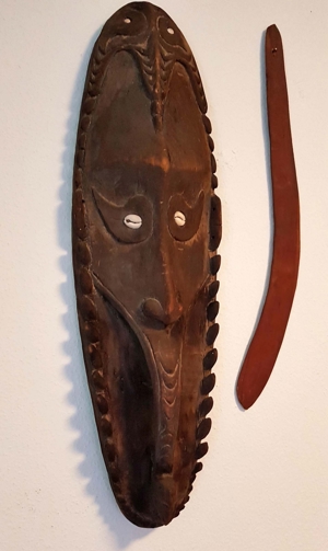 Südsee Tribal Art Maske Stammes Kunst Ethnologie Pazifik Ozean