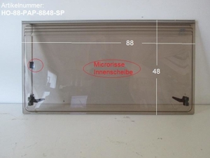 Hobby Wohnwagenfenster Parapress gebraucht ca 88 x 48 SONDERPREIS (zB 460er 87) PPGY-RX Bild 1