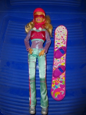 Snowboard-Barbie zu verkaufen