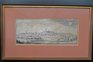 Dillingen Donau 1650 Kupferstich Matthäus Merian Grafik Topographia Bavariae Bild Schwaben Bayern Bild 2