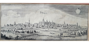 Dillingen Donau 1650 Kupferstich Matthäus Merian Grafik Topographia Bavariae Bild Schwaben Bayern Bild 4