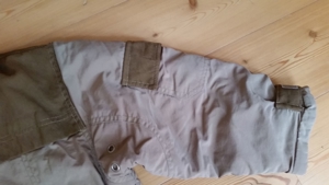 Winterjacke/Kinderjacke/Jungenjacke, beige/braun, Gr.116, hoher Kragen, abknöpfb.Kapuze,Reflektorstr Bild 3