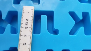 Silikonform Buchstaben Russisch Bild 5