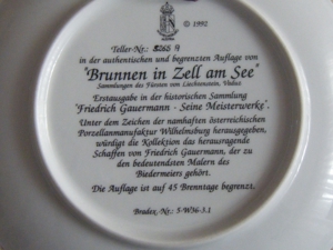 Bradex-Sammelteller: 5-W36-3.1 - Brunnen in Zell am See Bild 2