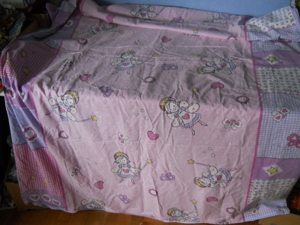 Kinderbettbezug , rosa , Sterne . Bild 3