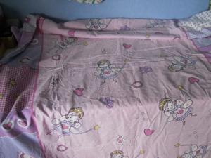 Kinderbettbezug , rosa , Sterne . Bild 4