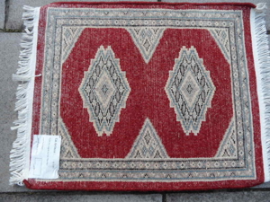 Teppich ,klein, 45 cm x 65 cm, handgeknüpft aus Pakistan, wie neu Bild 2