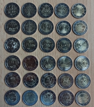 2 Euro Gedenkmünzen 2004-2024 ab nur 2.20. Bild 2