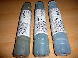 3x Toner MP 2000 Black, Ricoh, Original Bild 2