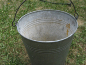 Zinkeimer mit Henkel Eimer aus Zink zum bepflanzen Pflanzeimer Henkeleimer, 13 Liter wasserdicht Bild 2