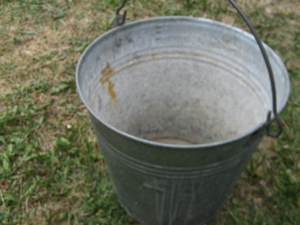 Zinkeimer mit Henkel Eimer aus Zink zum bepflanzen Pflanzeimer Henkeleimer, 13 Liter wasserdicht Bild 3