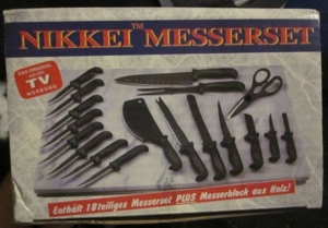 "Nikkei" Messerblock + Elektrisches Schneidemesser, "Moulinex" +Sandwichmaker Bild 3