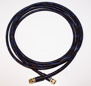 Antennen-Anschlußkabel BLACK CONNECT vergoldet