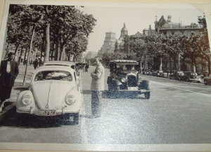 Fotoalbum, Mittelmeerreise 1953 mit VW Käfer "OVALI" Bild 11