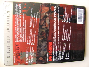 2 DVD`s in einer STEELBOX: DAWN OF THE DEAD + LAND OF THE DEAD von HORROR-LEGENDE GEORGE A. ROMEROS Bild 3