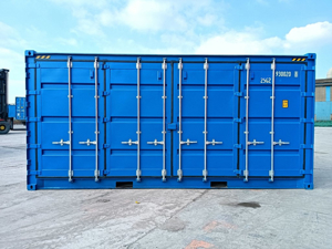20`HC Open Side/ Side Door SEECONTAINER seitlich offen Blau Bild 2