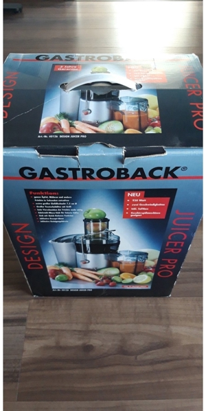 Gastroback Design Entsafter 40126 Juicer Pro Bild 1