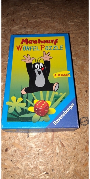 Kinder / Lernspiel "Maulwurf Würfel Puzzle"