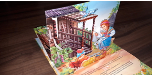 Russisches Kinderbuch "Bobowoe zernyschko" Bild 4