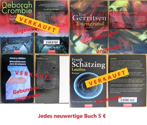 Taschenbücher Krimi/Thriller/Romane u.a. (noch 46 Stck.) Bild 16