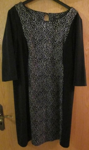 Gr. 46: Kleid, schwarz grau "manguun", wenig getragen Bild 1