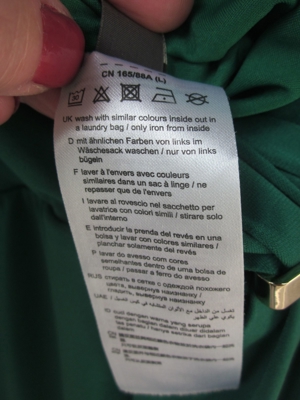 Gr. 44: Kleid, grün mit Schnalle, "ESPRIT", neuwertig Bild 8