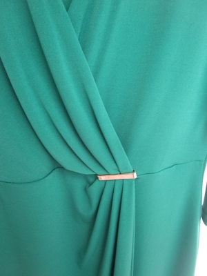 Gr. 44: Kleid, grün mit Schnalle, "ESPRIT", neuwertig Bild 5