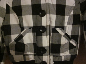 Gr. S 36: Winter-Jacke mit Kapuze, schwarz, "Tchibo TCM" + "Fashion Club", wenig getragen Bild 7