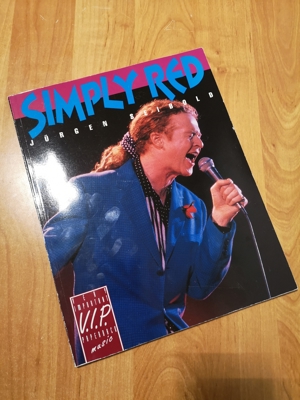 Bildband Simply Red von Jürgen Seibold - Originalausgabe