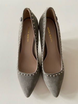 Wildleder Nieten Pumps von Miss Sixty, 37, NEU Bild 2