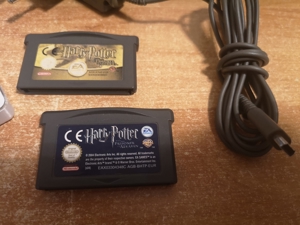 Nintendo DS Lite mit 2 Harry Potter GBA Spielen Bild 2