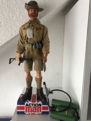 VINTAGE ACTION TEAM MAN JOE SAMMLUNGSAUFLÖSUNG SCHILDKRÖT PALITOY 1970/80 Bild 2