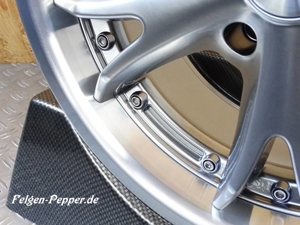 1x AEZ ZEUS 8,5x17 et15 Alufelge Alu 5 120 5x120 BMW 5er e39 5er 34 7-1 7-G 8E Bild 4