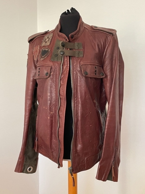 Bikerjacke HTC Los Angeles,Leder,M,neu