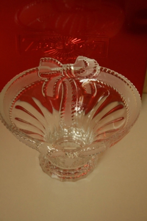 Gebäckschale Konfektschale Glaskörbchen von Spiegelau Evita, Bleikristall Bild 2