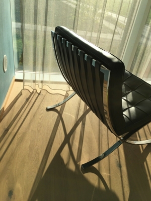 Barcelona Chair Original Knoll, schwarz Leder Bild 6