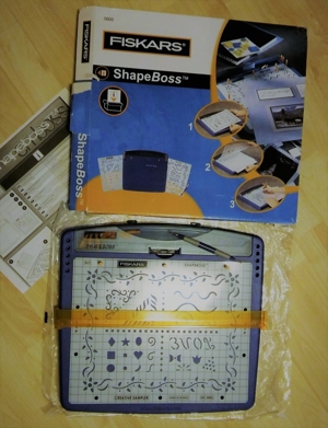 Fiskars Shape Boss Embossing Gravierboard mit OVP