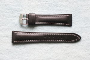 Uhrenband, Original Hamilton Uhrenlederarmband, schwarz, 20mm, Genuine Hamilton Leather Bracelet Bild 3