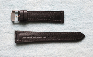 Uhrenband, Original Hamilton Uhrenlederarmband, schwarz, 20mm, Genuine Hamilton Leather Bracelet Bild 4