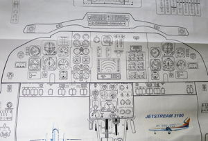 Boeing 747-4  NG & BAE Jetstream 31 Cockpit Layouts, Cockpit-Posters, Cockpit-Views Bild 14