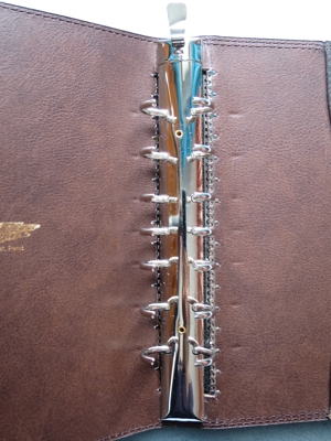 Jeppesen 1-Inch Leather-Binder mit Devidern & Papier Bild 12