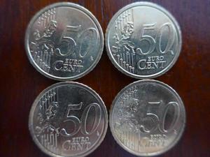 Der deutsche Pabst - Vatican 50 Cent Münzen - nicht im Portemonnaie Bild 2