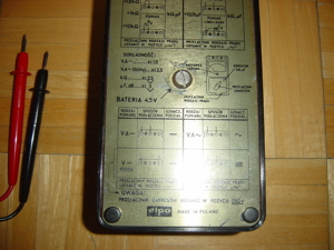 Analog-Vielfachmessgerät MUR-4 Bj.1970 Nullpunkt Links / Rechts Bild 8