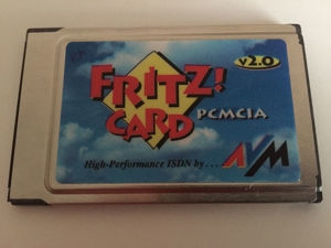 AVM Fritz!Card PCMCIA v2.0 ISDN Karte für Notebook Bild 2