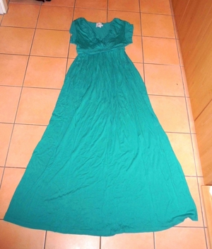 langes grünes Kleid schwangerschafts geeignet Größe 42   44