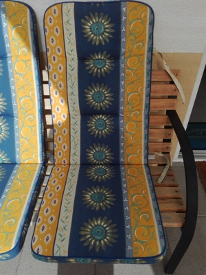 Gartenstuhlauflage Hochlehner Bild 2