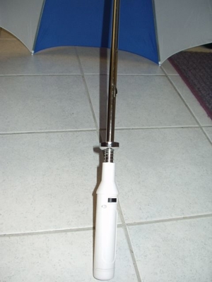GOLF SPORT Regenschirm neu sehr gross mit Beleuchtung Farbe blau-Weiss.Automatik Bild 2