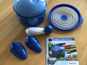 Tupperware Quick Chef blau, unbenutzt 