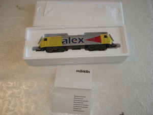 Alte Märklin H0 Elektro-Lokomotive " Alex " 36848 neuwertig OVP