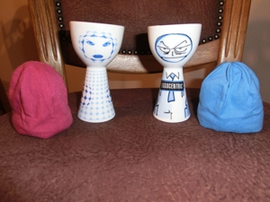 RITZENHOFF Designer Eierbecher  NEU  Serie Friends  + Eierwärmer